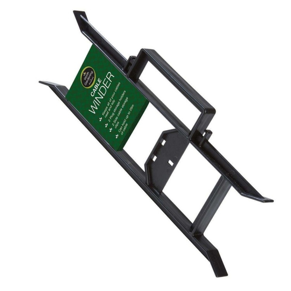 Cable Winder, GARLAND, 36 x 2 x H 12.5 cm, Black in the group Storage / Storage room and garage at SmartaSaker.se (41344)