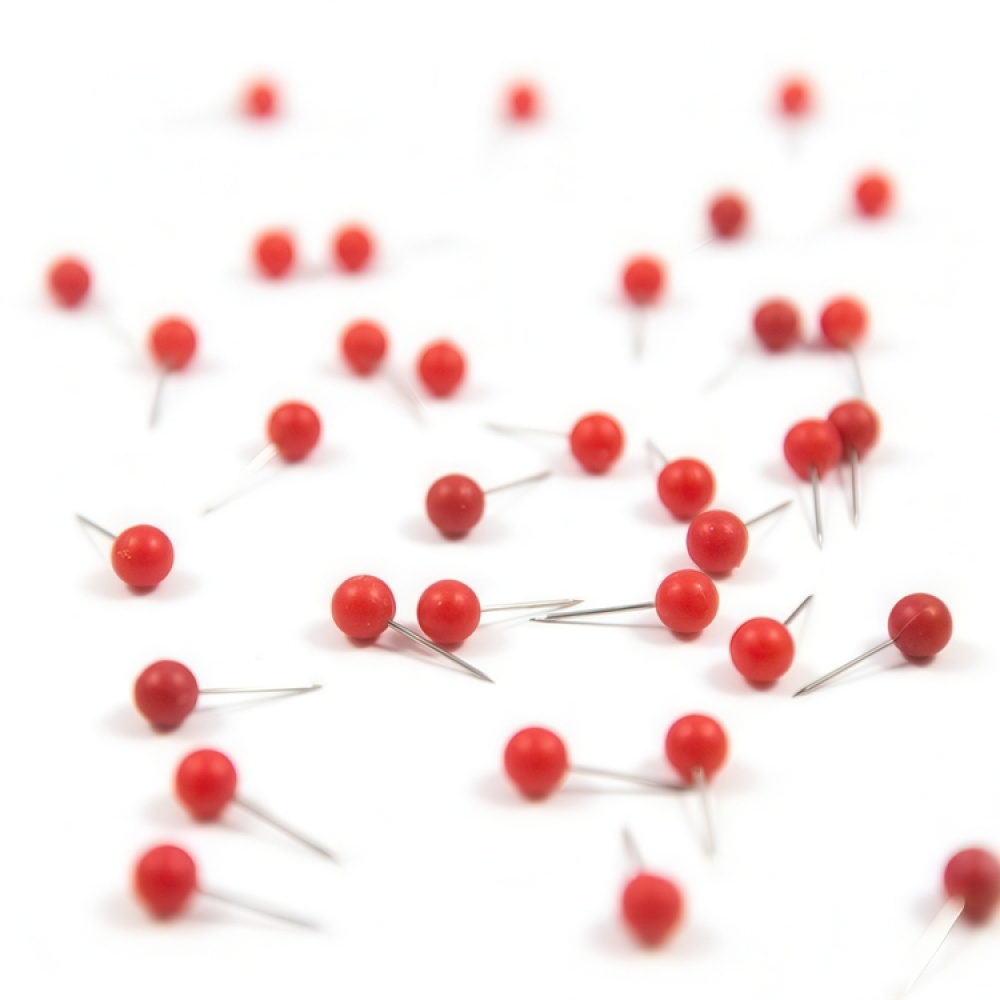 Map Pins, Set of 20, NADELN, Ø 8 mm in the group Storage / Office supplies at SmartaSaker.se (41350)