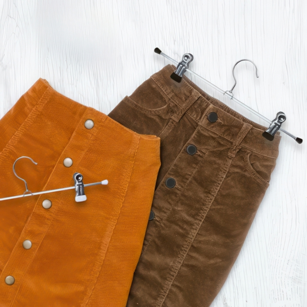 Classic Hanger for skirts, Metal, MAWA KLAMMERN CLIP, 30 cm in the group Storage / Wardrobe storage / Hangers and hooks at SmartaSaker.se (41358)