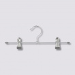 Classic Hanger for skirts, 3 hangers, Metal, CINTRES CLIP HANGERS, 30 cm, Silver / light grey Classic Hanger for skirts, 3 hangers, Metal, CINTRES CLIP HANGERS, 30 cm, Silver / light grey