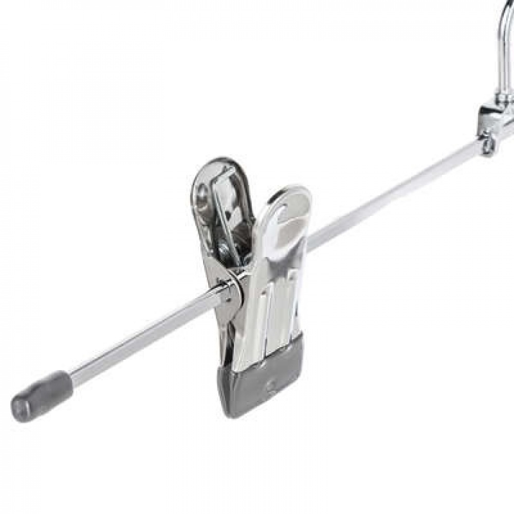 Classic Hanger for skirts, 3 hangers, Metal, CINTRES CLIP HANGERS, 30 cm, Silver / light grey in the group Storage / Wardrobe storage / Hangers and hooks at SmartaSaker.se (41362)