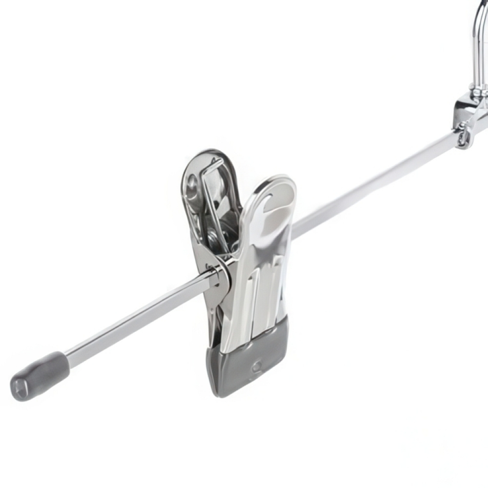 Classic Hanger for skirts, 3 hangers, Metal, CINTRES CLIP HANGERS, 30 cm, Silver / light grey in the group Storage / Wardrobe storage / Hangers and hooks at SmartaSaker.se (41362)