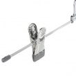 Classic Hanger for skirts, 3 hangers, Metal, CINTRES CLIP HANGERS, 30 cm, Silver / light grey Classic Hanger for skirts, 3 hangers, Metal, CINTRES CLIP HANGERS, 30 cm, Silver / light grey