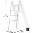 Clothes rack, LEANA LADDER, 51 x H 152 cm, Umbra