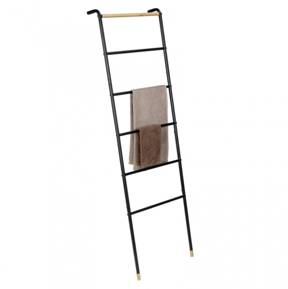 Clothes rack in metal, LOFT LEANING LADDER, 43,5 x H 162 cm, Black in the group Storage / Bedroom storage / Clothes racks at SmartaSaker.se (41379)