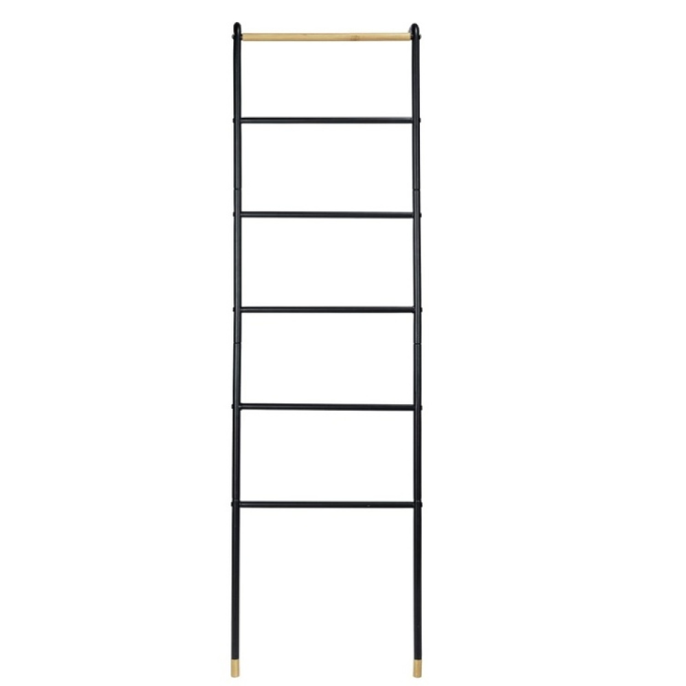 Clothes rack in metal, LOFT LEANING LADDER, 43,5 x H 162 cm, Black in the group Storage / Bedroom storage / Clothes racks at SmartaSaker.se (41379)