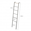 Clothes rack in metal, TOWER LEANING LADDER HANGER, 45 x 24 x H 160 cm, Yamazaki