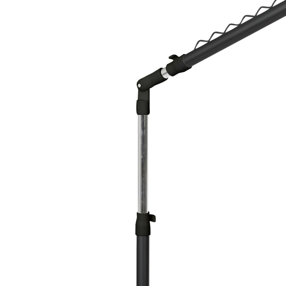 Mobile clothing rack, Adjustable, UNDER STAIRS, 91,5 x 42 x H 102 - 170 cm, Black / Silver in the group Storage / Wardrobe storage / Garment covers at SmartaSaker.se (41382)