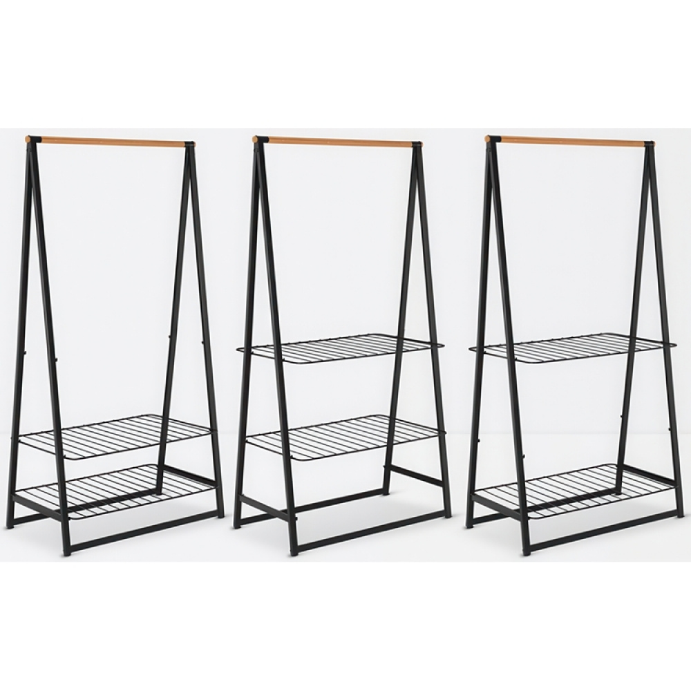 Clothing rack with Shelves, BRABANTIA LINN LARGE, 99,5 x 57 x H 190 cm in the group Storage / Bedroom storage / Clothes racks at SmartaSaker.se (41384)