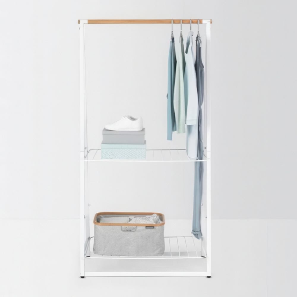 Clothing rack with Shelves, BRABANTIA LINN LARGE, 99,5 x 57 x H 190 cm in the group Storage / Bedroom storage / Clothes racks at SmartaSaker.se (41384)