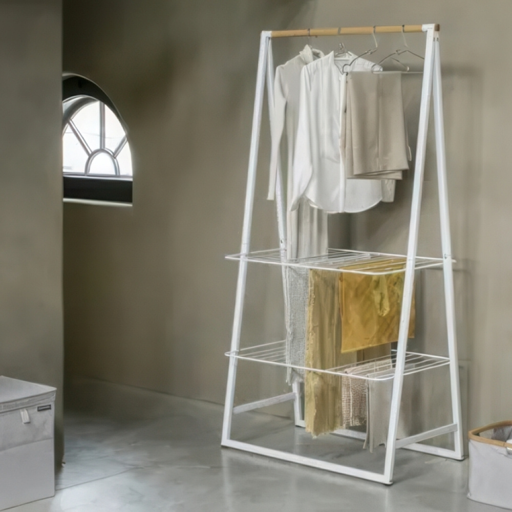Clothing rack with Shelves, BRABANTIA LINN LARGE, 99,5 x 57 x H 190 cm in the group Storage / Bedroom storage / Clothes racks at SmartaSaker.se (41384)