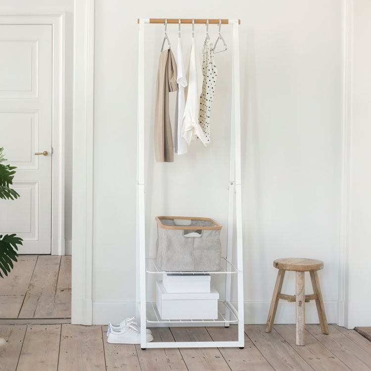 Clothing rack with Shelves, BRABANTIA LINN SMALL, 60,6 x 57 x H 190 cm in the group Storage / Bedroom storage / Clothes racks at SmartaSaker.se (41385)