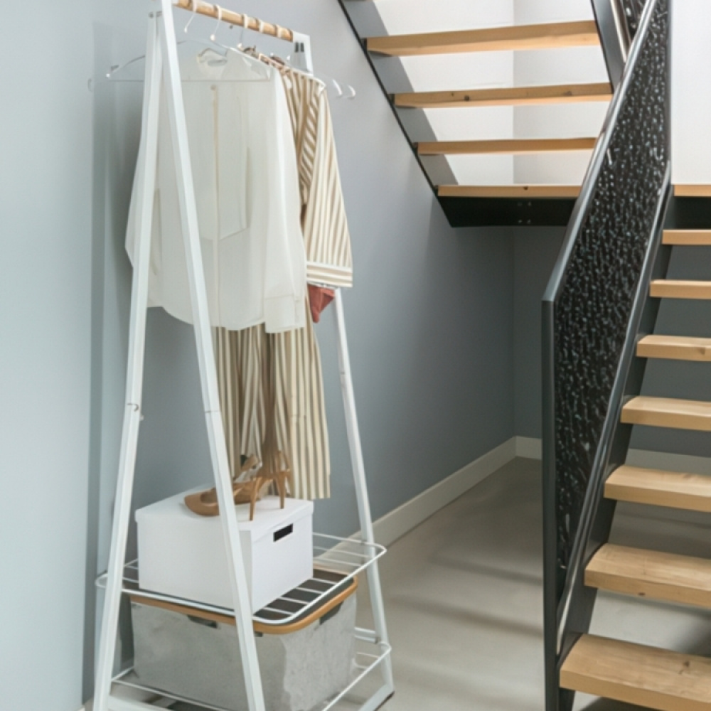 Clothing rack with Shelves, BRABANTIA LINN SMALL, 60,6 x 57 x H 190 cm in the group Storage / Bedroom storage / Clothes racks at SmartaSaker.se (41385)