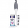 Lint Rolle with Brush, SPAZZOLA 2 in 1, 48 sheets, White / grey Lint Rolle with Brush, SPAZZOLA 2 in 1, 48 sheets, White / grey