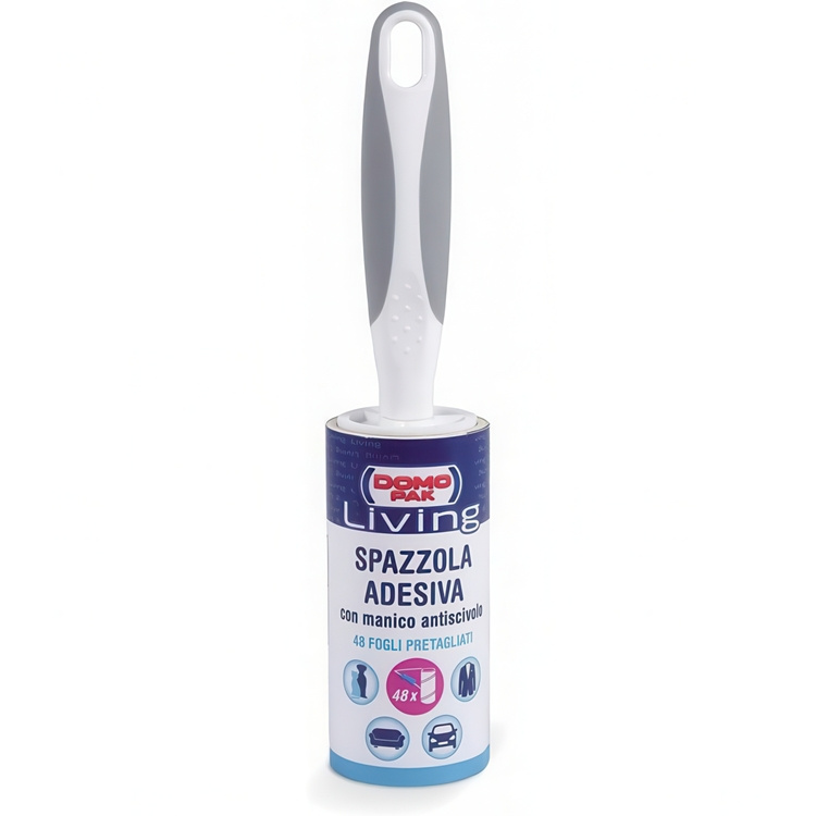 Lint remover, Non slip Handle, SPAZZOLA ADESIVA, 48 sheets, White / grey in the group Storage / Laundry and care / Ironing accessories at SmartaSaker.se (41390)