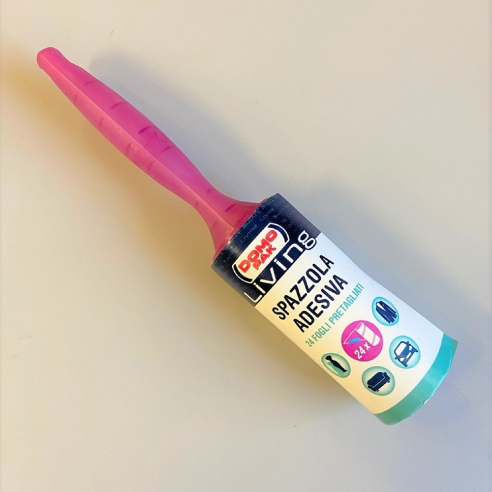 Lint remover, SPAZZOLA ADESIVA, 24 sheets, Pink in the group Storage / Laundry and care / Ironing accessories at SmartaSaker.se (41392)