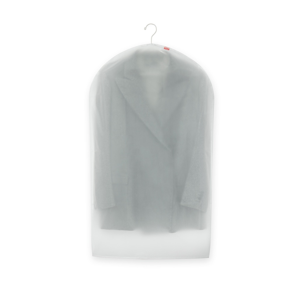 Dress cover / Garment bag, Short, MILKY WHITE SMALL, 60 x H 100 cm, Transparent White in the group Storage / Wardrobe storage / Garment covers at SmartaSaker.se (41403)