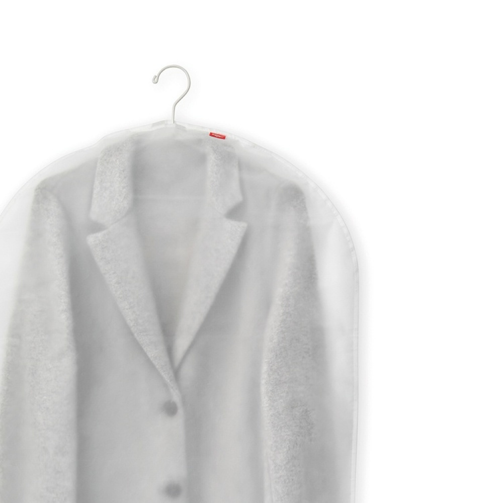 Dress cover / Garment bag, Short, MILKY WHITE SMALL, 60 x H 100 cm, Transparent White in the group Storage / Wardrobe storage / Garment covers at SmartaSaker.se (41403)