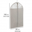 Dress cover / Garment bag, BALANCE, 60 x H 100, Taupe Dress cover / Garment bag, BALANCE, 60 x H 100, Taupe