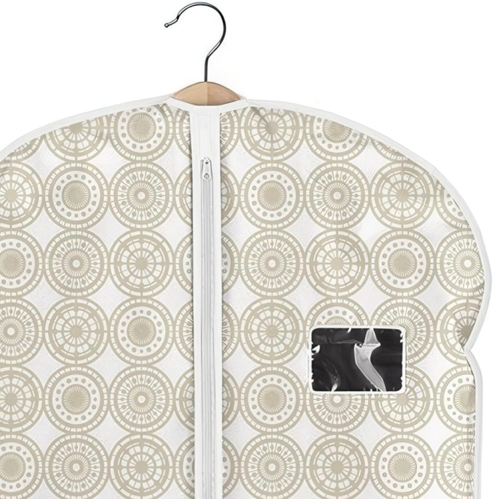 Dress cover / Garment bag, Short, ELLA SAND, 60 x H 100 cm, Beige in the group Storage / Wardrobe storage / Garment covers at SmartaSaker.se (41415)