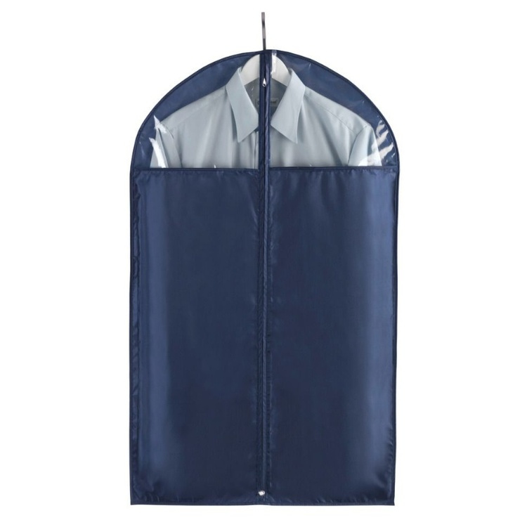 Dress cover / Garment bag, Short, 60 x H 100, BUSINES BLUE in the group Storage / Wardrobe storage / Garment covers at SmartaSaker.se (41416)