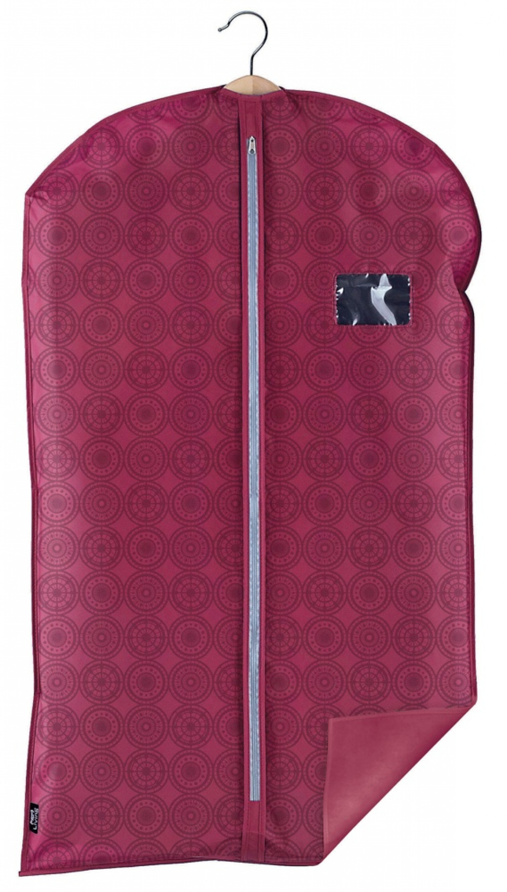 Dress cover / Garment bag, Short, ELLA PURPLE, 60 x H 100 cm, Wine Red in the group Storage / Wardrobe storage / Garment covers at SmartaSaker.se (41417)
