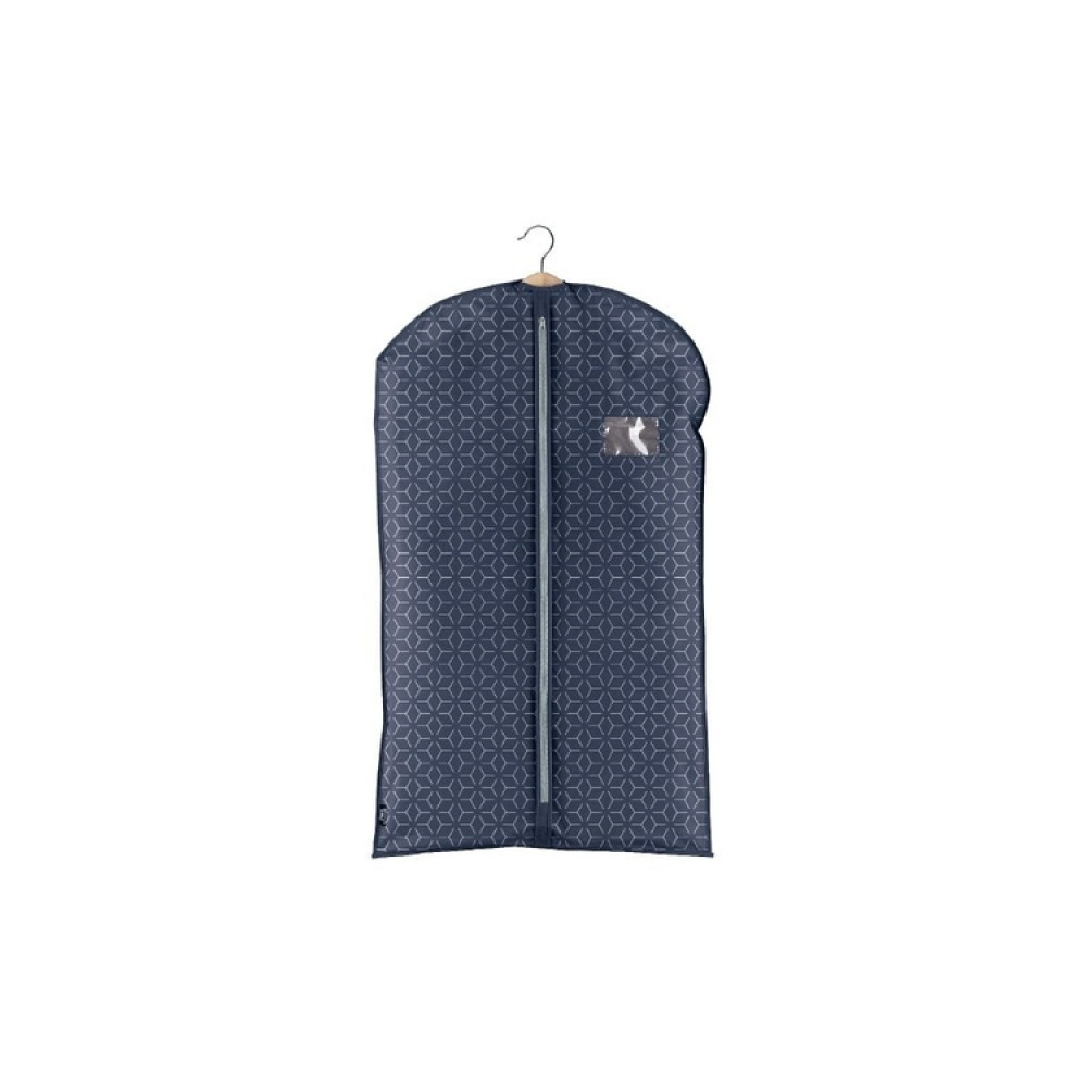 Dress cover / Garment bag, Short, METRIK BLUE, 60 x H100 cm, Blue in the group Storage / Wardrobe storage / Garment covers at SmartaSaker.se (41420)