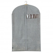 Dress cover / Garment bag, Short, STONE GREY, 60 x H100 cm, Grey