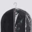 Garment bag, Short, SUIT COVER, 60 x H 100, Black/ Transparent Garment bag, Short, SUIT COVER, 60 x H 100, Black/ Transparent