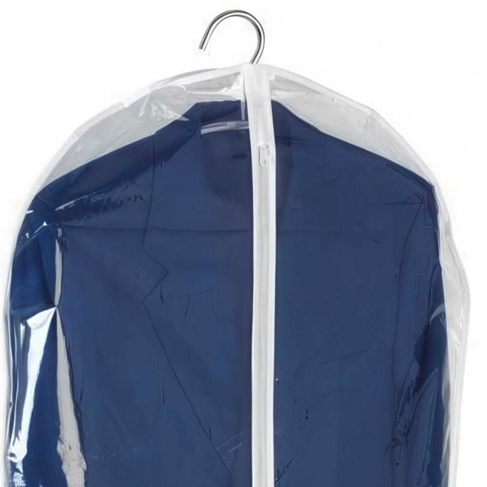 Dress cover / Garment bag, Short, KLEIDERSACK, 60 x H 100 cm, Transparent in the group Storage / Wardrobe storage / Garment covers at SmartaSaker.se (41430)