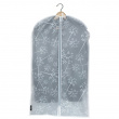 Dress cover / Garment bag, Short, WHITE LEAF, 60 x H 100 cm, White