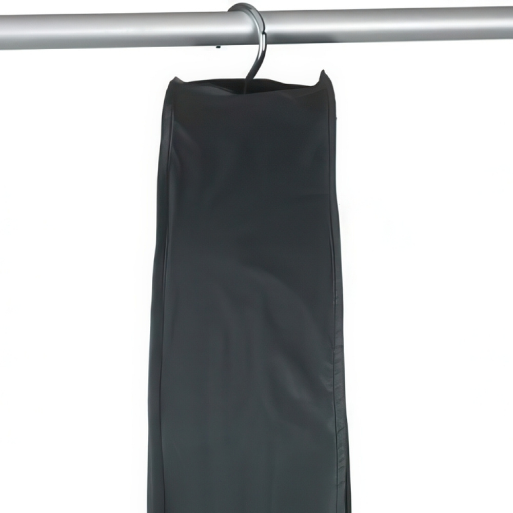 Dress cover, Long & Wide, DEEP BLACK, 60 x 12 x H 135 cm, Black in the group Storage / Wardrobe storage / Garment covers at SmartaSaker.se (41436)