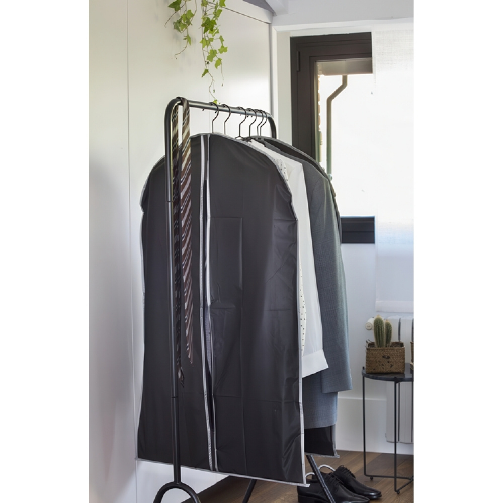 Clothes Cover, Long, URBAN BLACK, 60 x H 137 cm, Black in the group Storage / Wardrobe storage / Garment covers at SmartaSaker.se (41437)