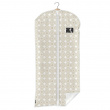 Dress cover / Garment bag, Long, ELLA SAND, 60 x H135 cm, White / beige