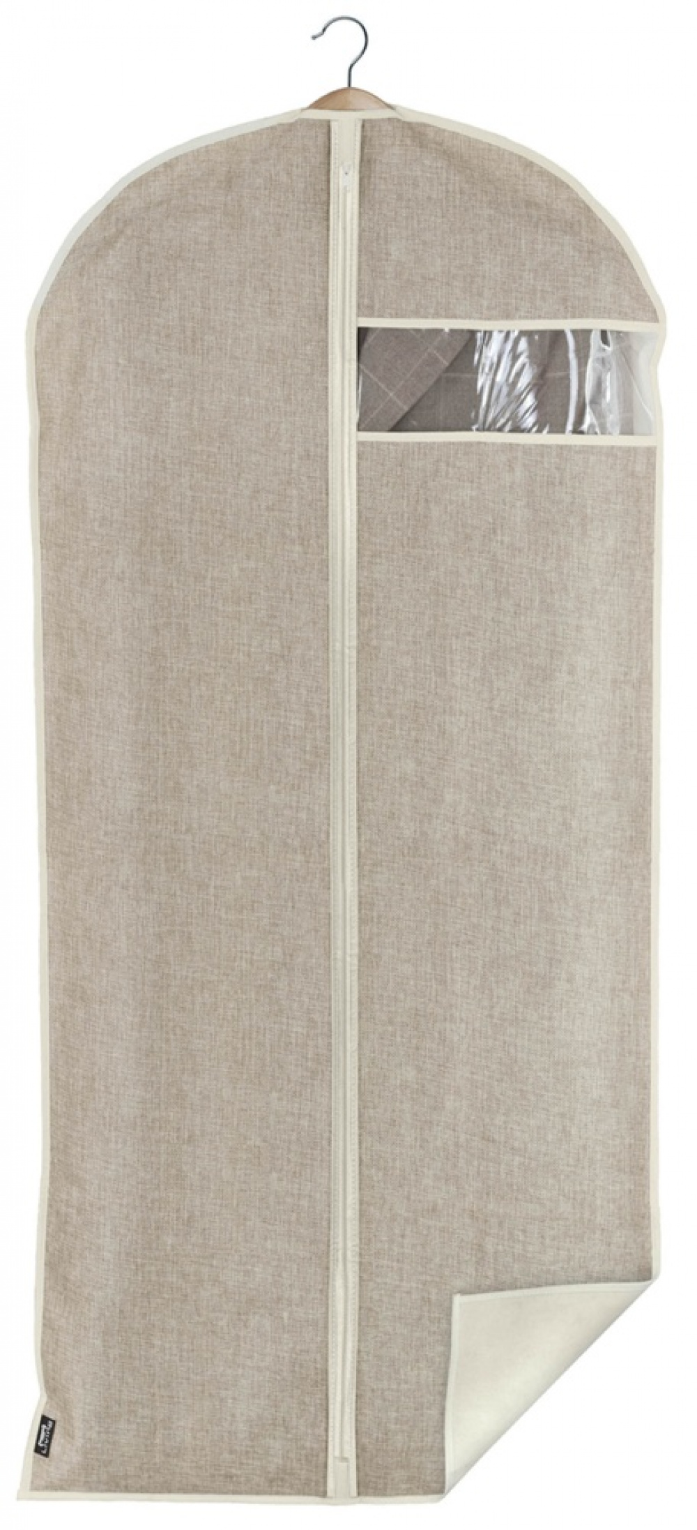 Dress cover / Garment bag, Long, MAISON, 60 x H135 cm, Sand in the group Storage / Wardrobe storage / Garment covers at SmartaSaker.se (41441)