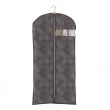 Dress cover / Garment bag, Long, PIXEL, 60 x H135 cm, Dark Grey