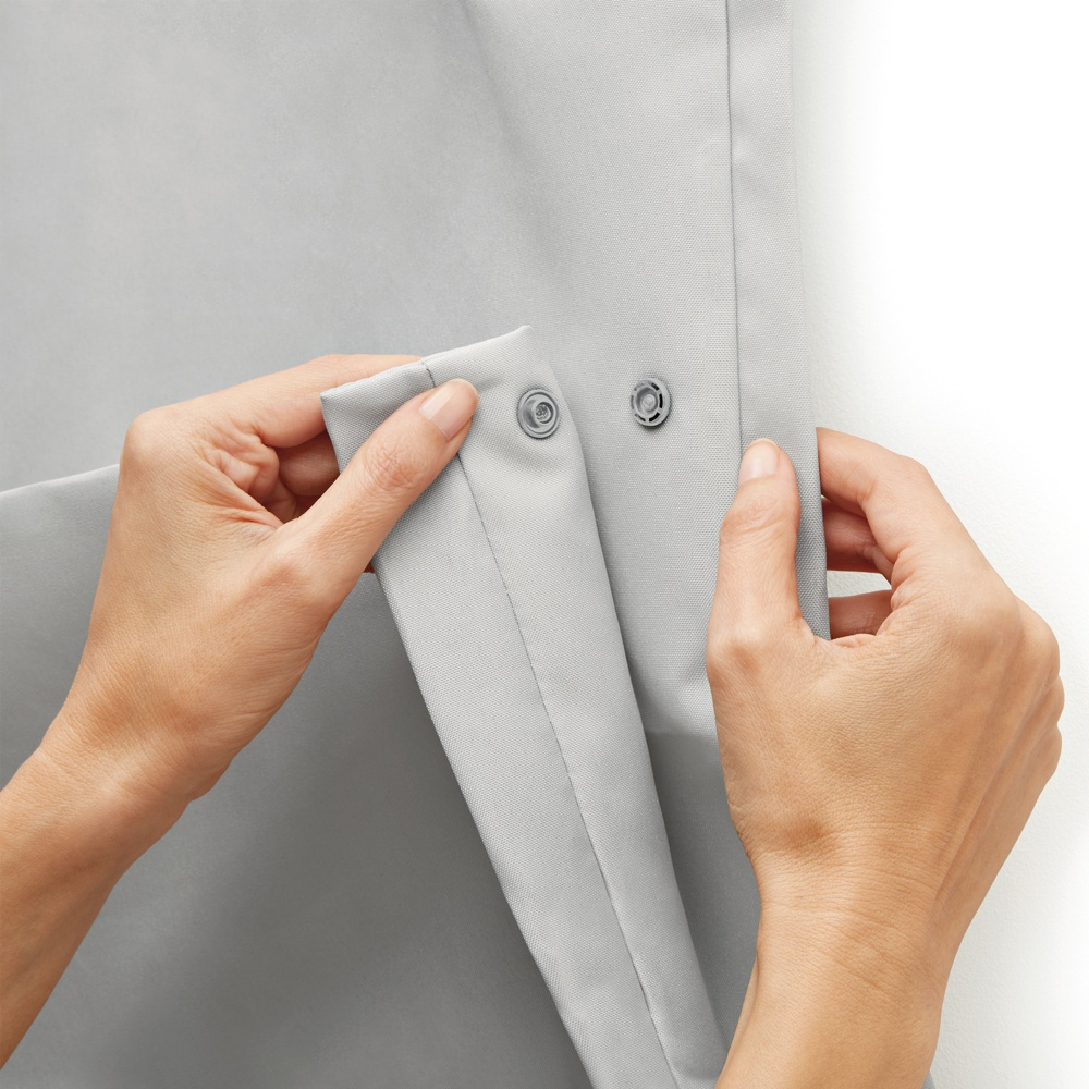 Garment bag, Long, RAYEN PREMIUM, 60 x 5 x H 135 cm, Light Grey in the group Storage / Wardrobe storage at SmartaSaker.se (41445)