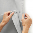 Garment bag, Long, RAYEN PREMIUM, 60 x 5 x H 135 cm, Light Grey Garment bag, Long, RAYEN PREMIUM, 60 x 5 x H 135 cm, Light Grey