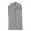 Dress cover / Garment bag, Long, STONE GREY, 60 x H135 cm, Grey