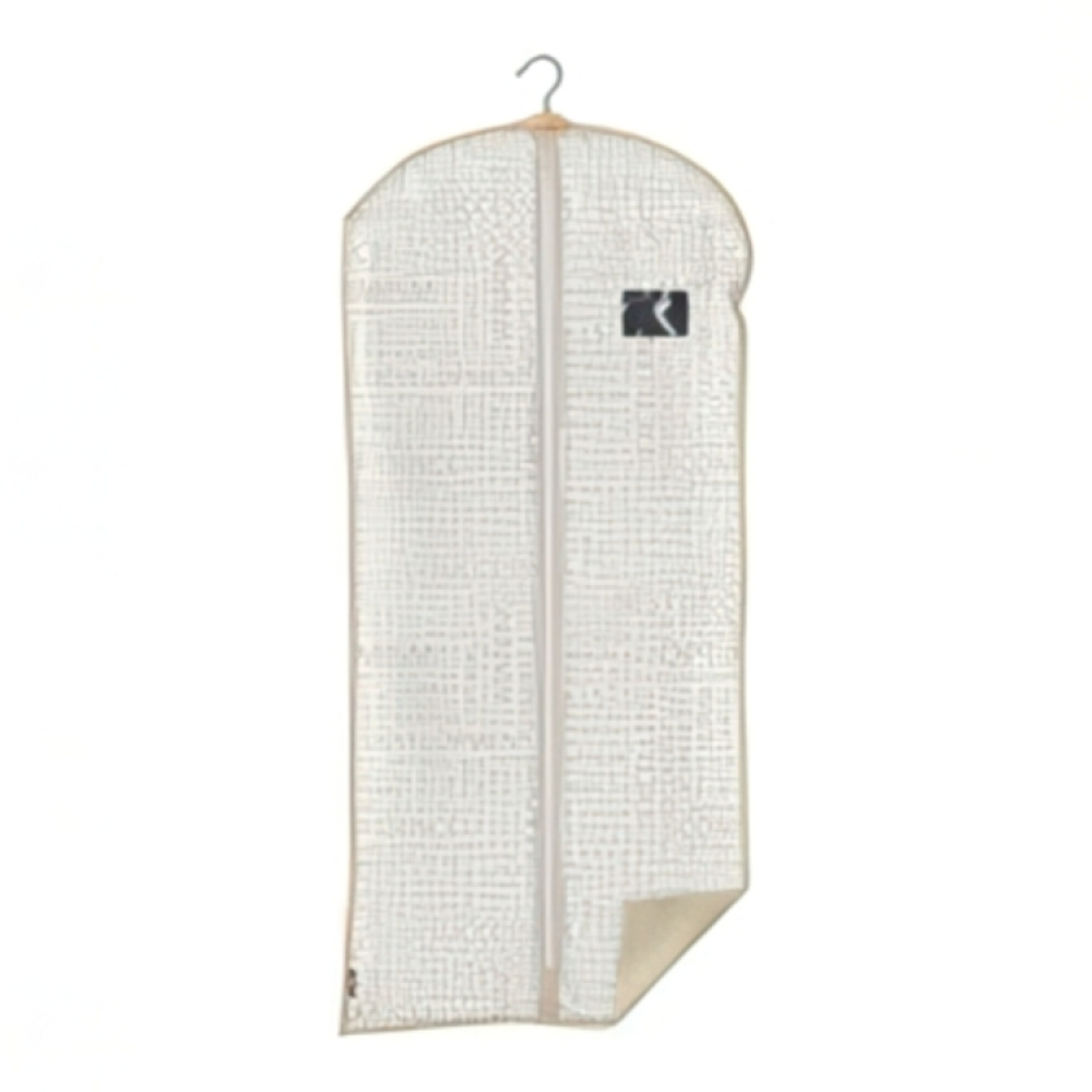 Dress cover / Garment bag, Long, URBAN GOLD, 60 x H135 cm, White / Beige in the group Storage / Wardrobe storage / Garment covers at SmartaSaker.se (41447)