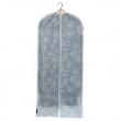 Dress cover / Garment bag, Long, WHITE LEAF, 60 x H135 cm, White