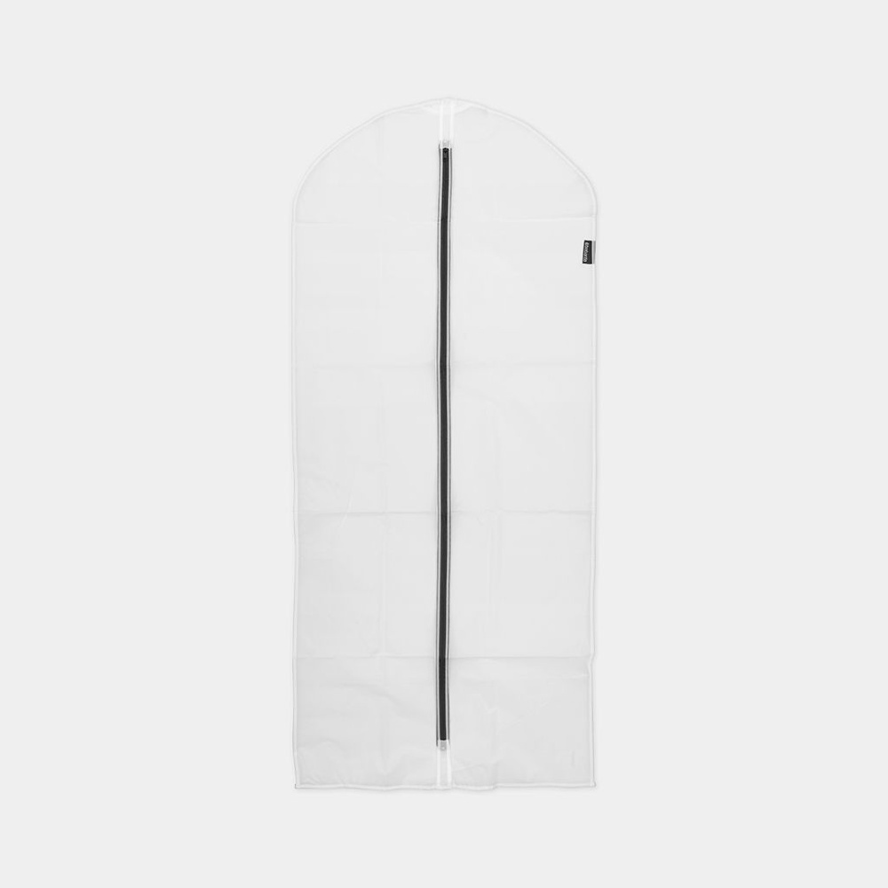 Clothes Cover, Long, Set of 2, BRABANTIA - LARGE - 60 x 135 cm, Transparent / Black in the group Storage / Wardrobe storage / Garment covers at SmartaSaker.se (41449)