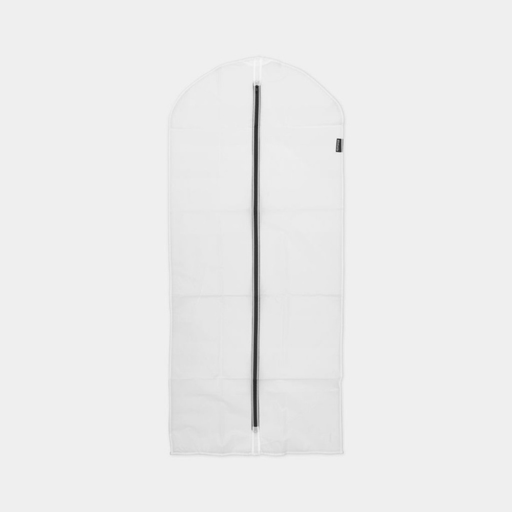 Clothes Cover, Long, Set of 2, BRABANTIA - LARGE - 60 x 135 cm, Transparent / Black in the group Storage / Wardrobe storage / Garment covers at SmartaSaker.se (41449)