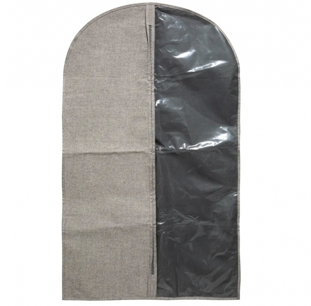 Garment bag, Short, ORGA, 60 x H 100 , Beige-Grey in the group Storage / Wardrobe storage / Garment covers at SmartaSaker.se (41450)