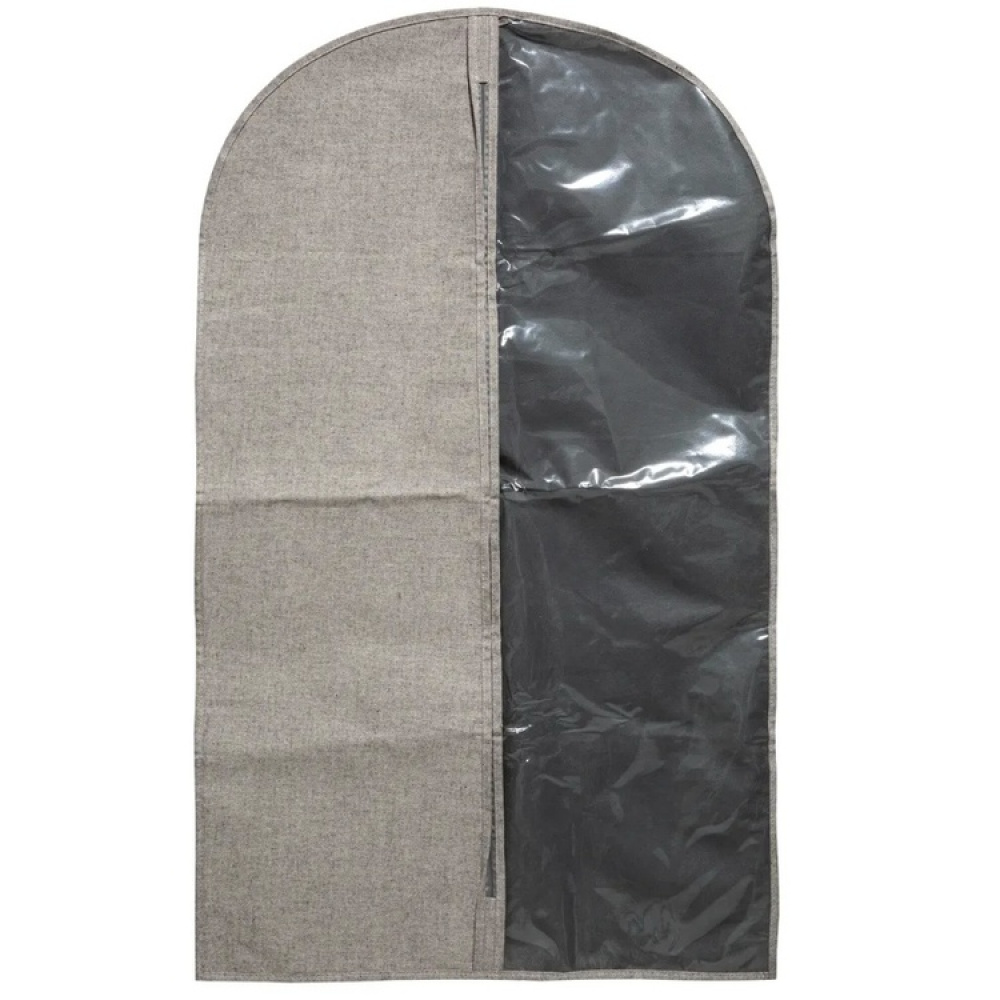 Garment bag, Short, ORGA, 60 x H 100 , Beige-Grey in the group Storage / Wardrobe storage / Garment covers at SmartaSaker.se (41450)