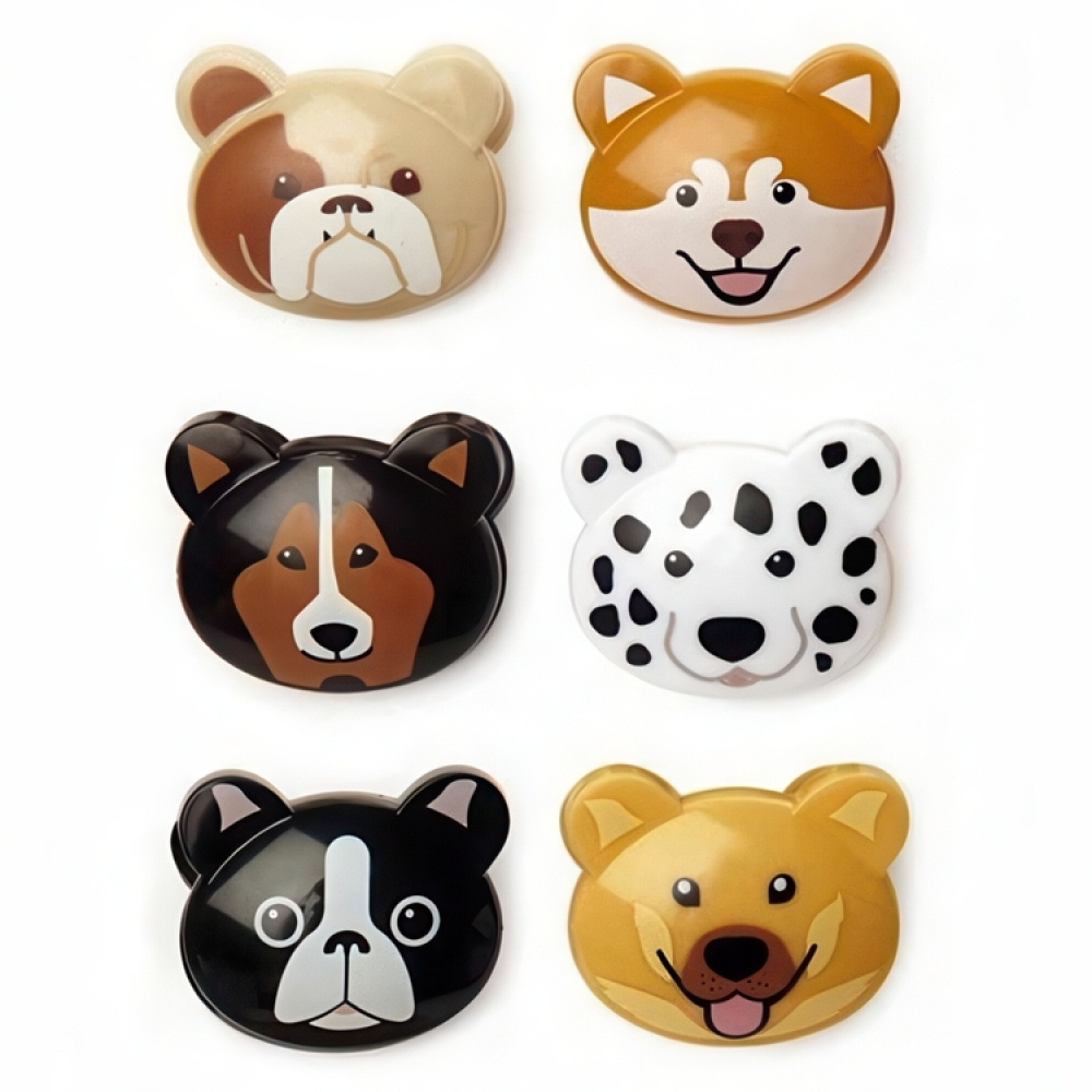 Clamps, Set of 6, DOGGIE BAG CLIPS, Kikkerland, Mix in the group Storage / Kitchen storage at SmartaSaker.se (41456)