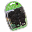 Clips, Strong, 4 pcs, WIND SECURE CLIPS, Garland, Black