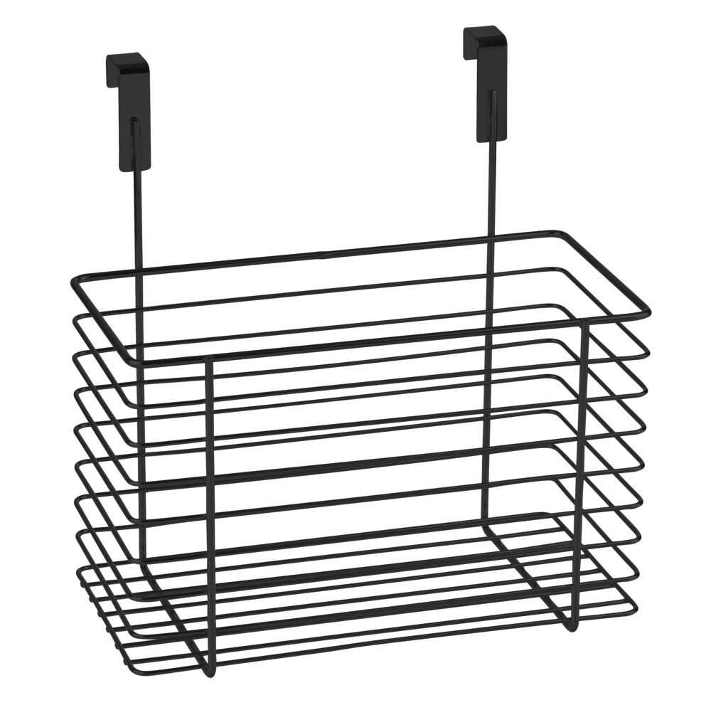 Basket in metal for cabinet door, LARGE EINHÄNGEKORB, 24 x 15 x H24,5 cm, Black in the group Storage / Kitchen storage / Kitchen cabinet organizers at SmartaSaker.se (41467)