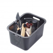 Basket, SMARTSTORE 13L BASKET RECYCLED, 37 x 28 x H20 cm, Grey Basket, SMARTSTORE 13L BASKET RECYCLED, 37 x 28 x H20 cm, Grey