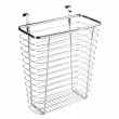 Waste / Storage Basket over cabinet door, ID AXIS, 15 x 31 x H37 cm, Silver Waste / Storage Basket over cabinet door, ID AXIS, 15 x 31 x H37 cm, Silver